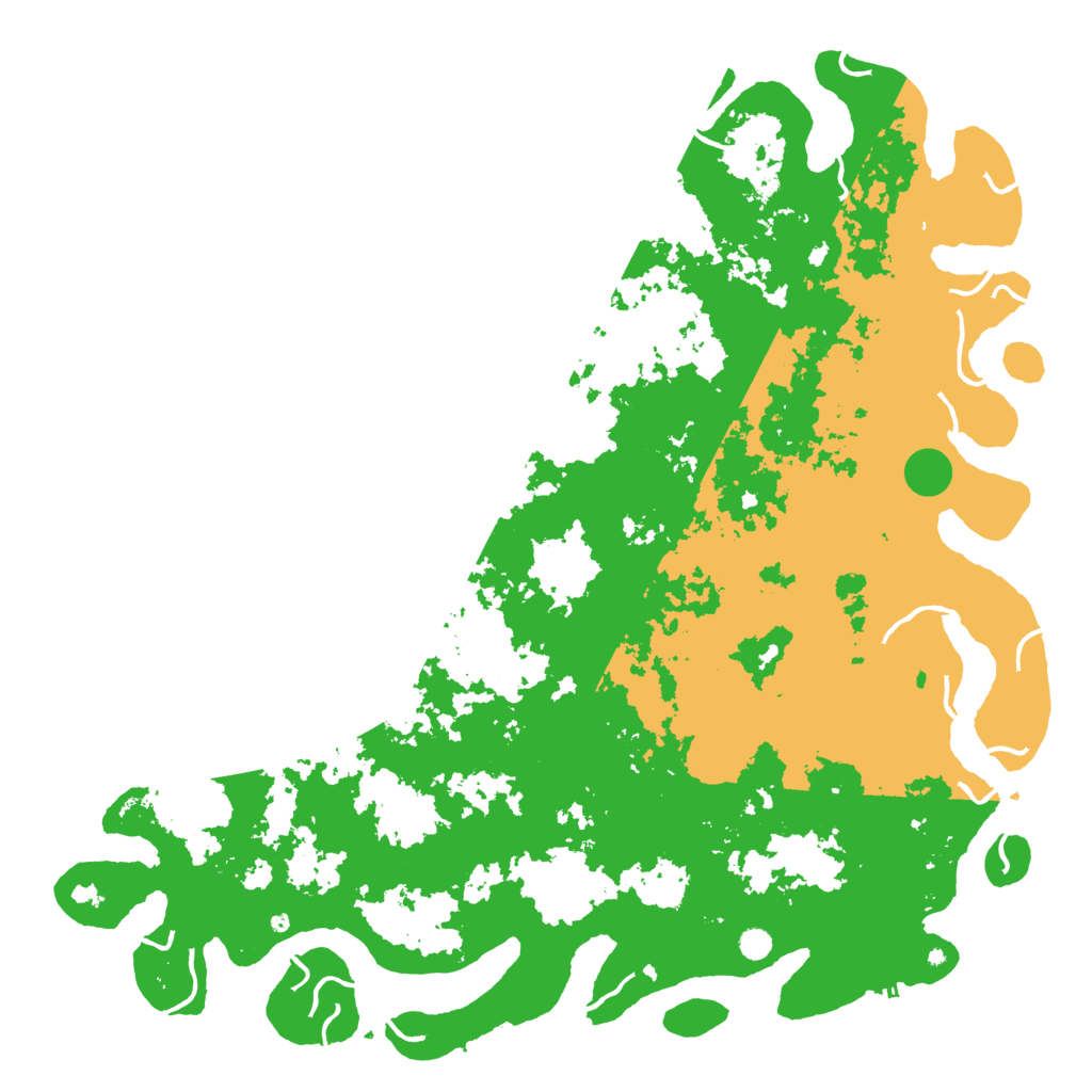 Biome Rust Map: Procedural Map, Size: 6000, Seed: 4578