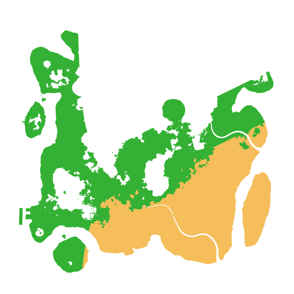 Biome Rust Map: Procedural Map, Size: 3550, Seed: 848075