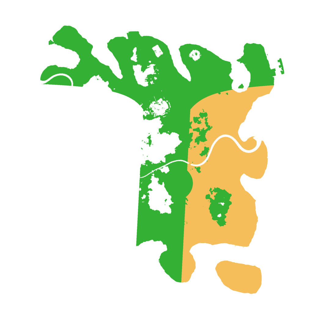 Biome Rust Map: Procedural Map, Size: 3000, Seed: 250125250