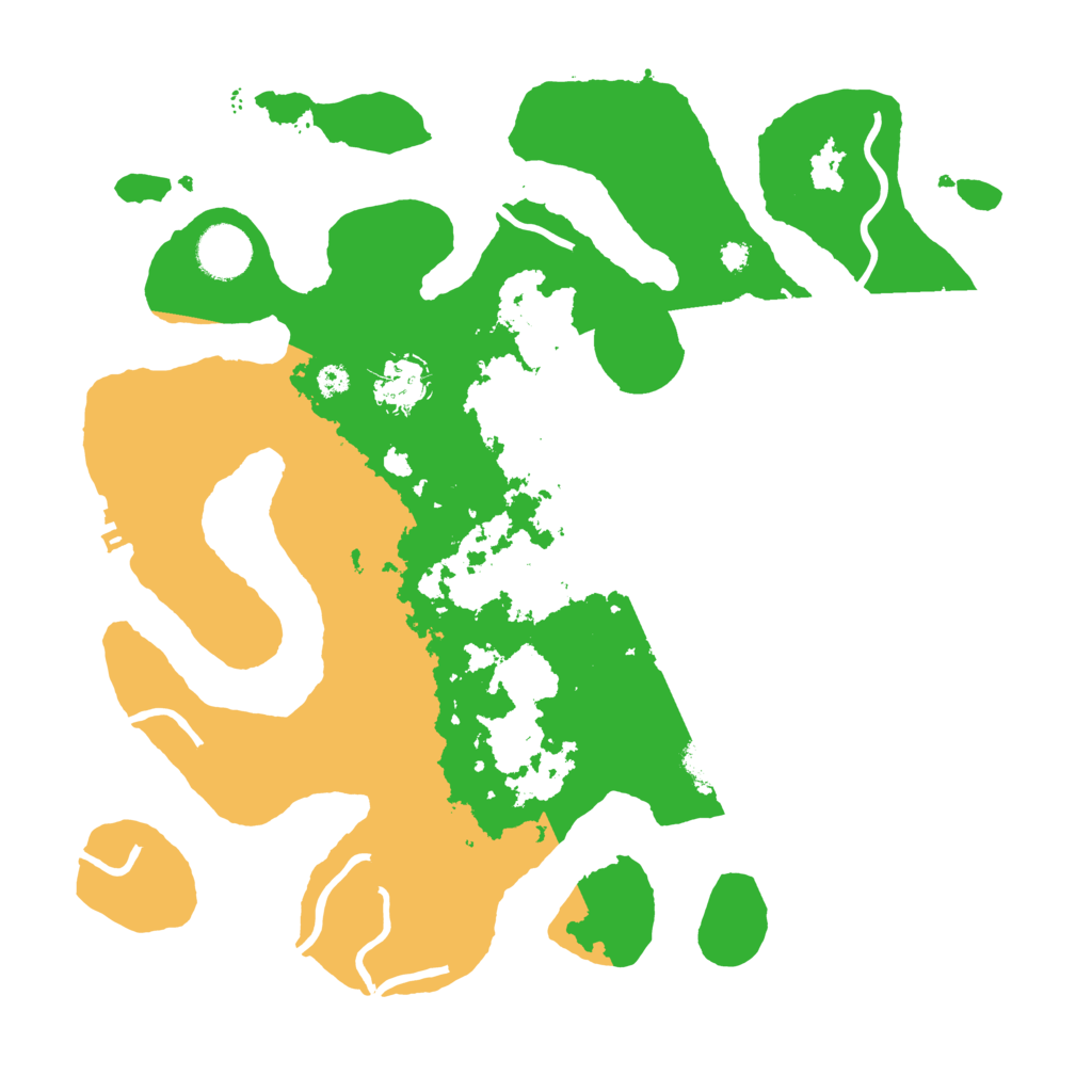 Biome Rust Map: Procedural Map, Size: 3500, Seed: 1756842949