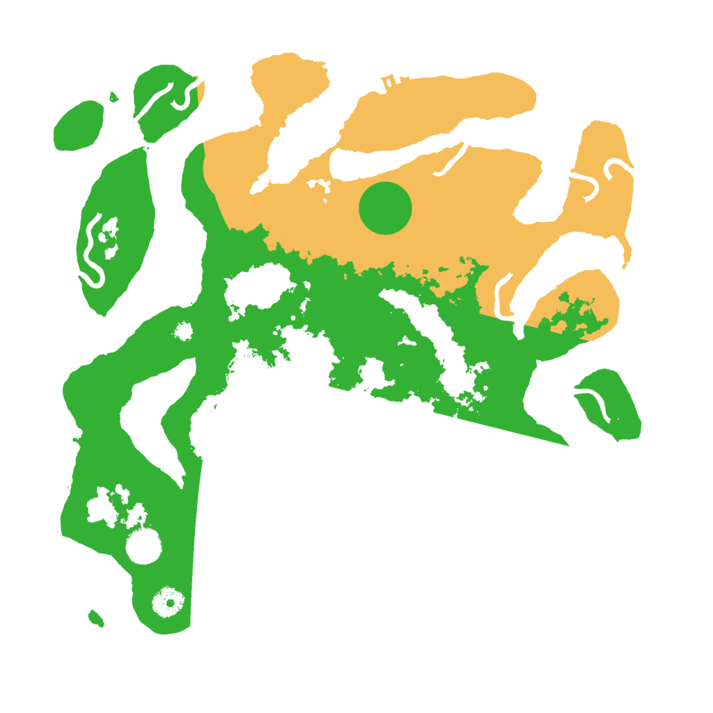 Biome Rust Map: Procedural Map, Size: 3550, Seed: 518248