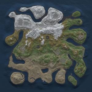 Thumbnail Rust Map: Procedural Map, Size: 3894, Seed: 669209636, 19 Monuments