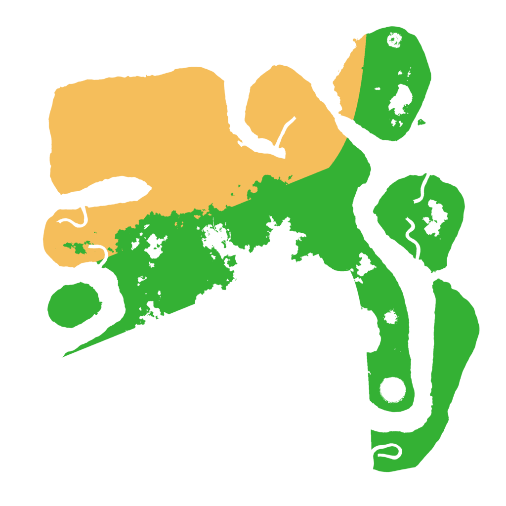 Biome Rust Map: Procedural Map, Size: 3500, Seed: 780354