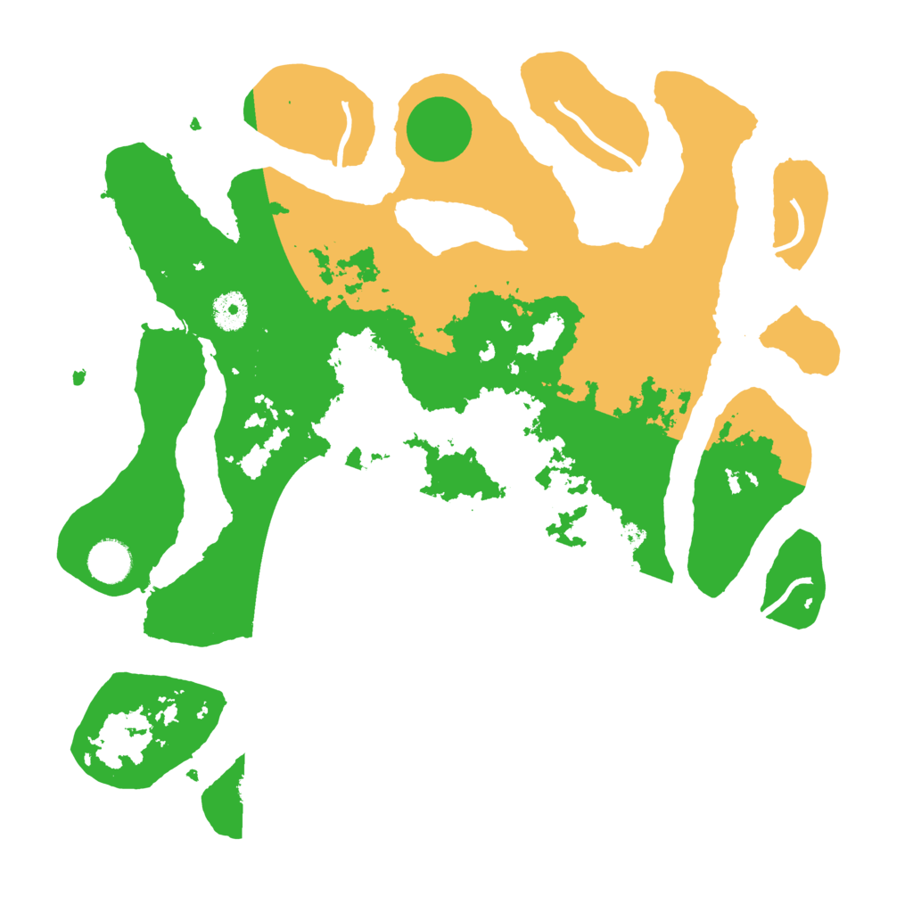 Biome Rust Map: Procedural Map, Size: 3700, Seed: 244906