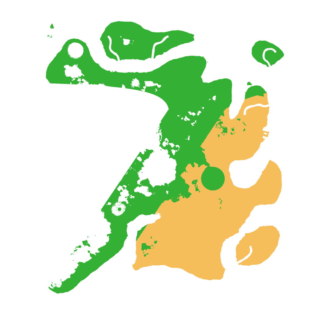 Biome Rust Map: Procedural Map, Size: 3500, Seed: 4097628