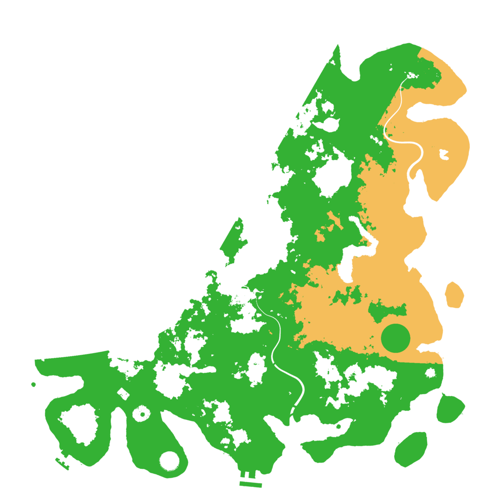 Biome Rust Map: Procedural Map, Size: 4500, Seed: 1345265