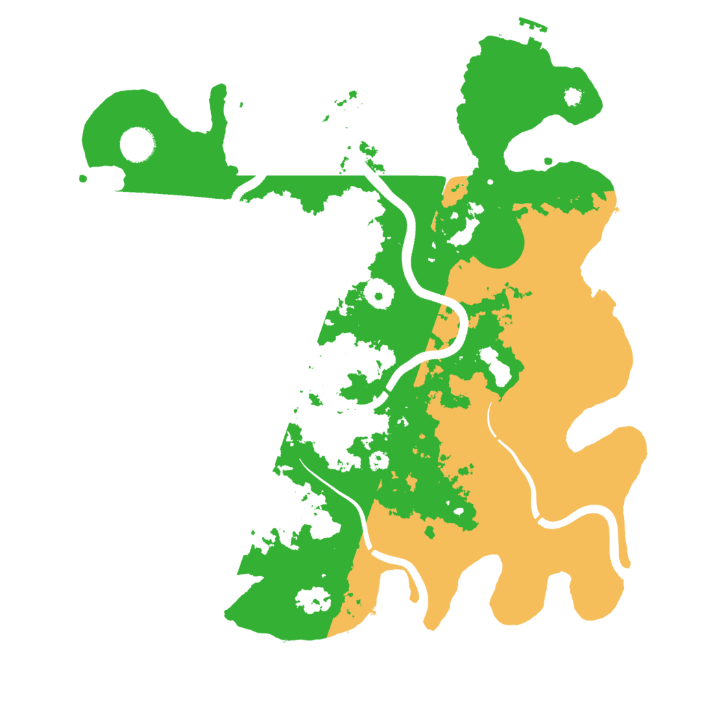 Biome Rust Map: Procedural Map, Size: 3550, Seed: 69937