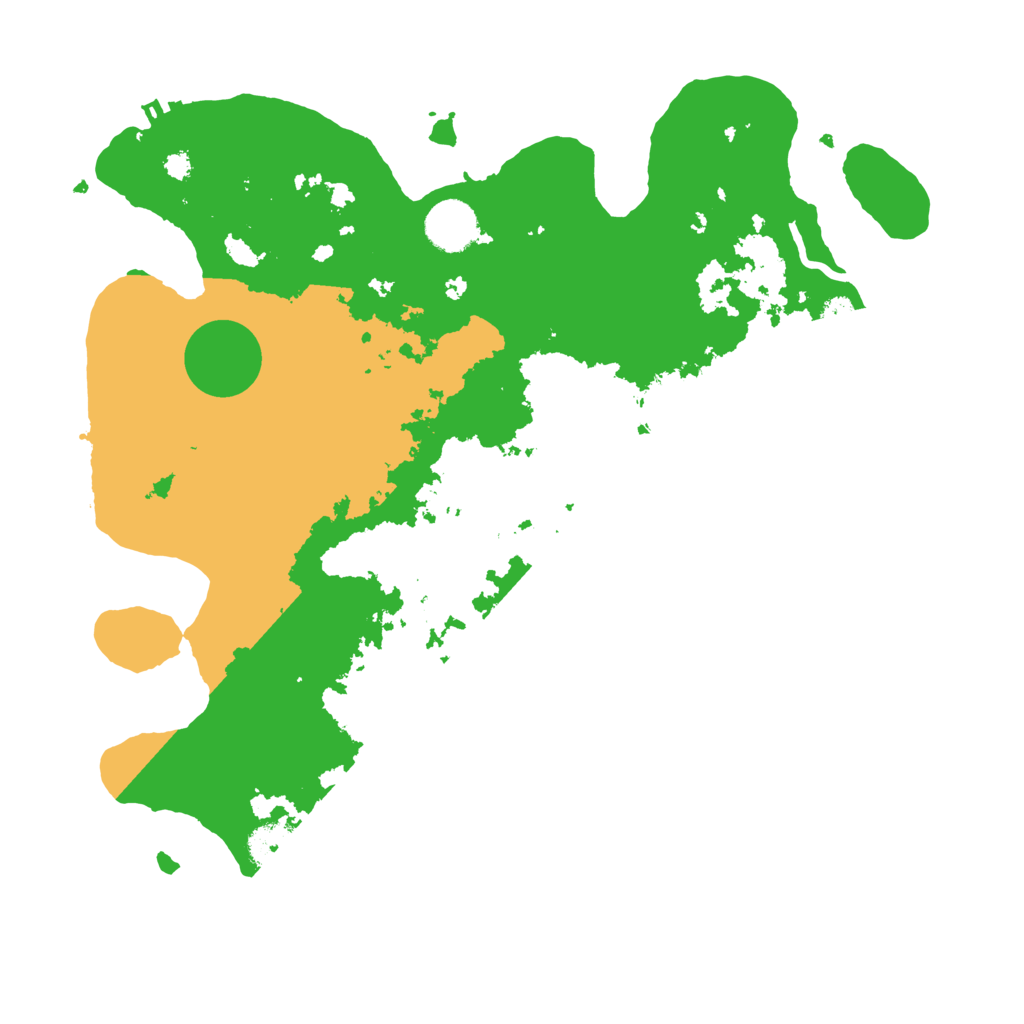 Biome Rust Map: Procedural Map, Size: 3500, Seed: 3161768