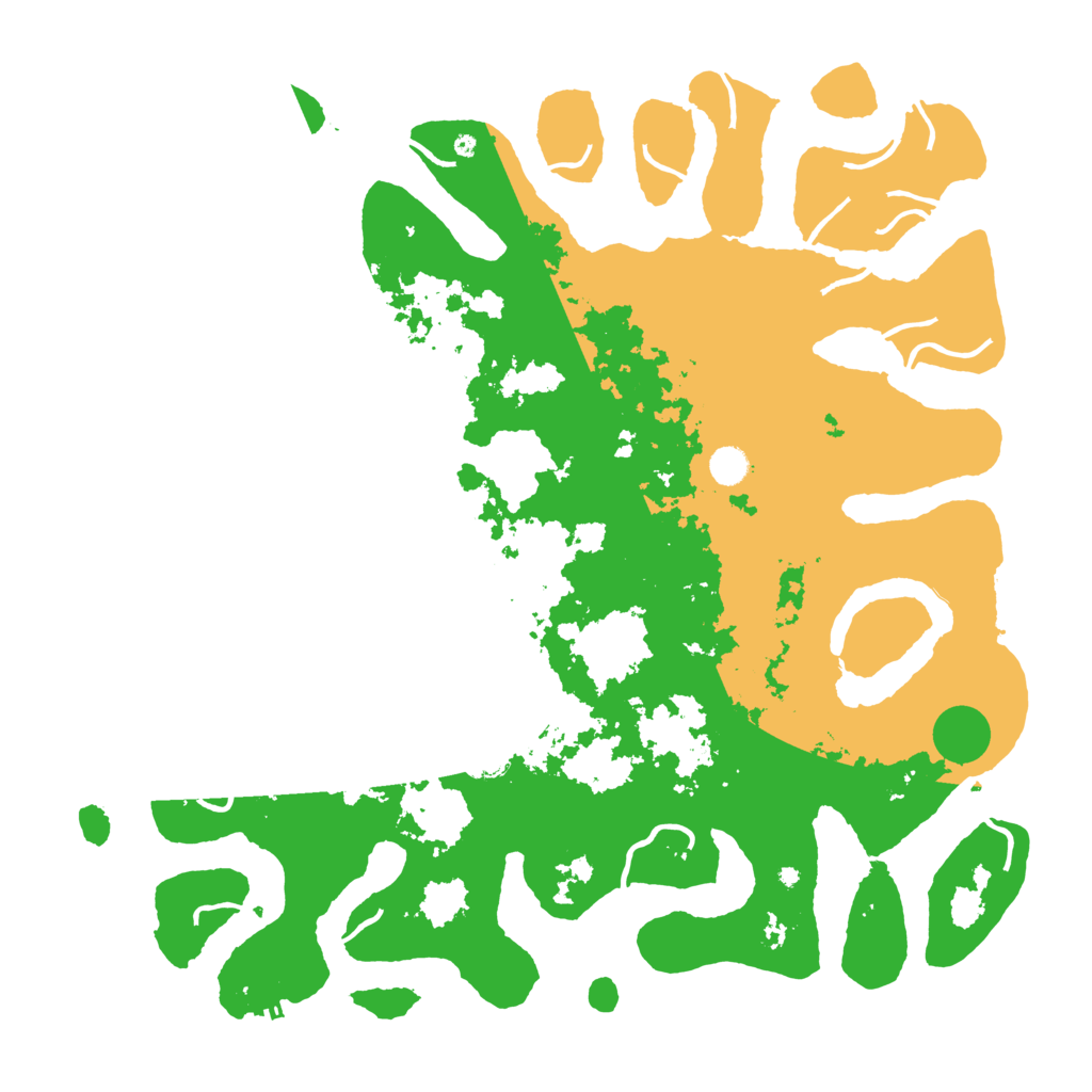 Biome Rust Map: Procedural Map, Size: 5000, Seed: 83709885