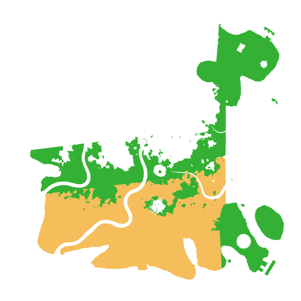Biome Rust Map: Procedural Map, Size: 3700, Seed: 5278791