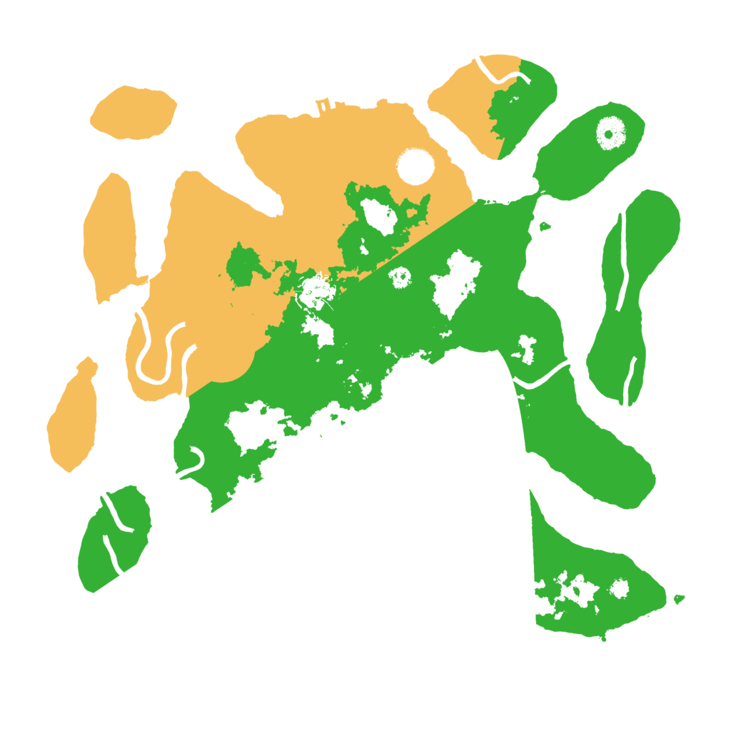 Biome Rust Map: Procedural Map, Size: 3500, Seed: 3119803