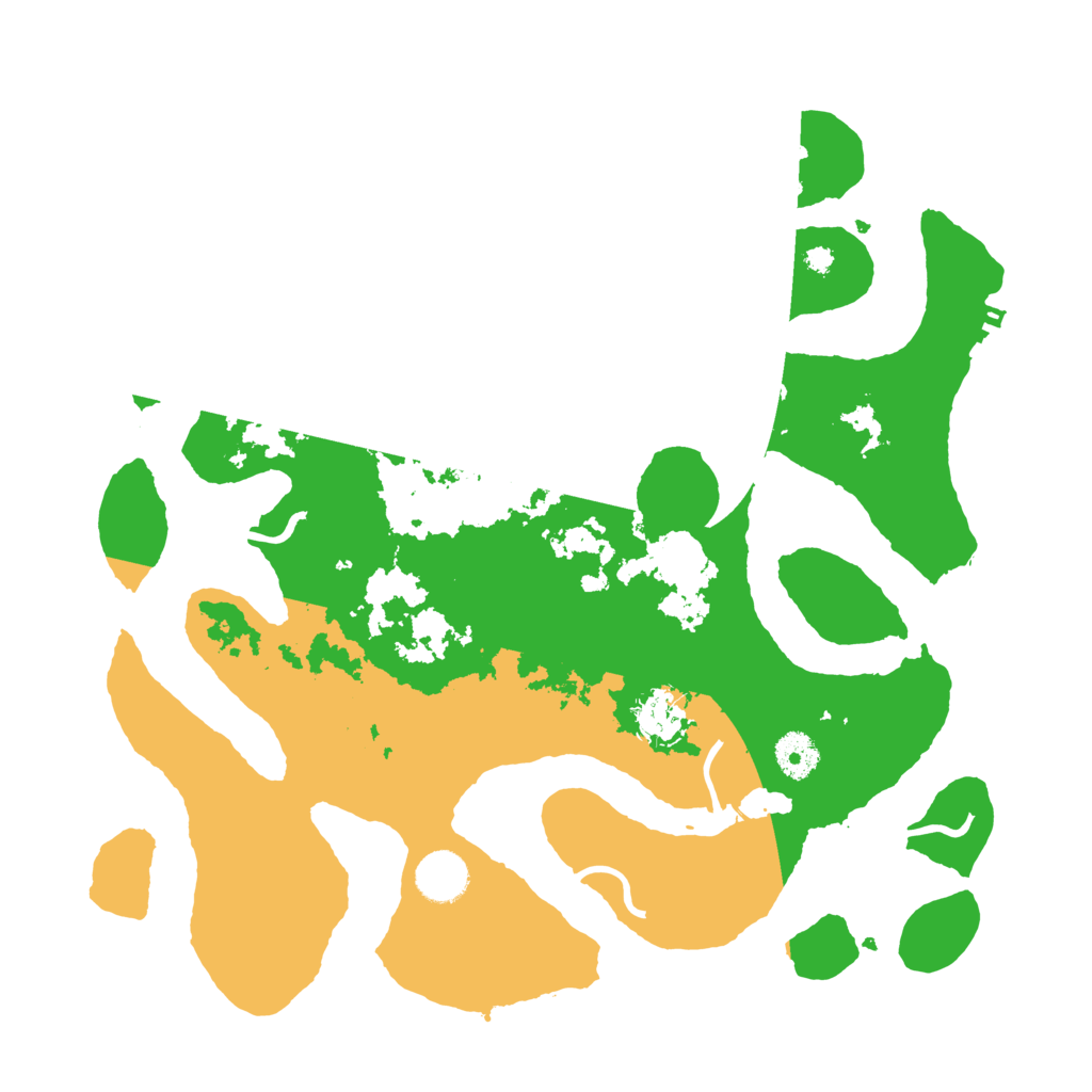 Biome Rust Map: Procedural Map, Size: 3700, Seed: 4612996