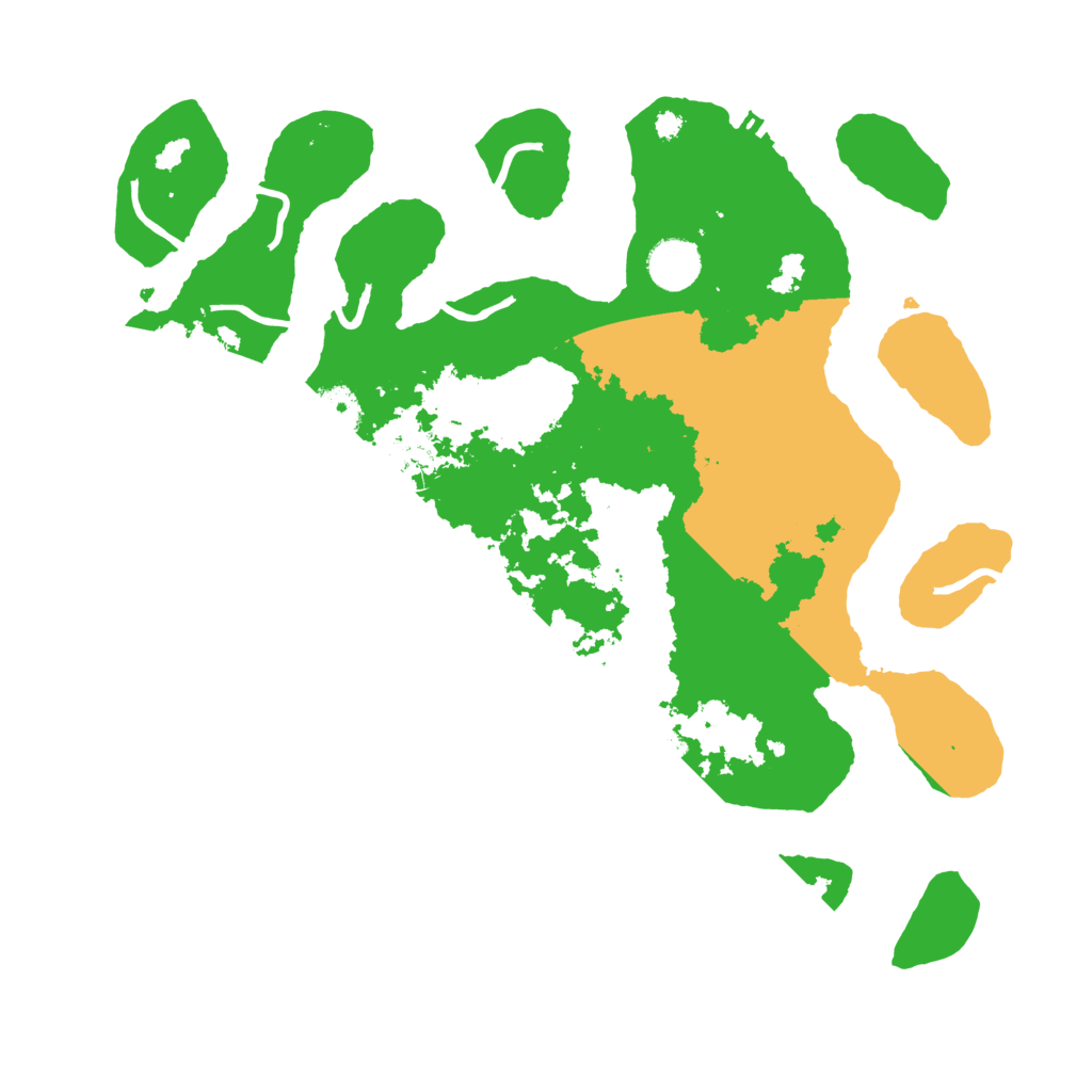 Biome Rust Map: Procedural Map, Size: 3700, Seed: 2817118