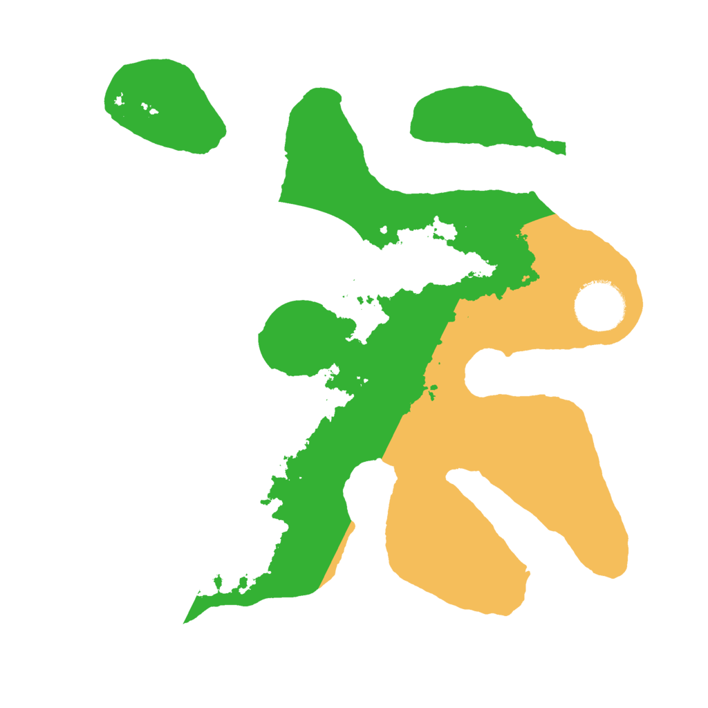 Biome Rust Map: Barren, Size: 2500, Seed: 3125