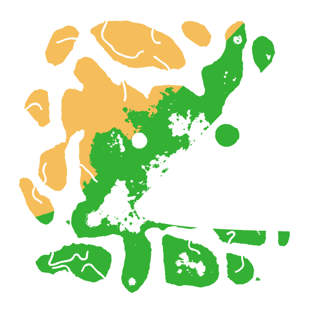 Biome Rust Map: Procedural Map, Size: 3700, Seed: 1605670