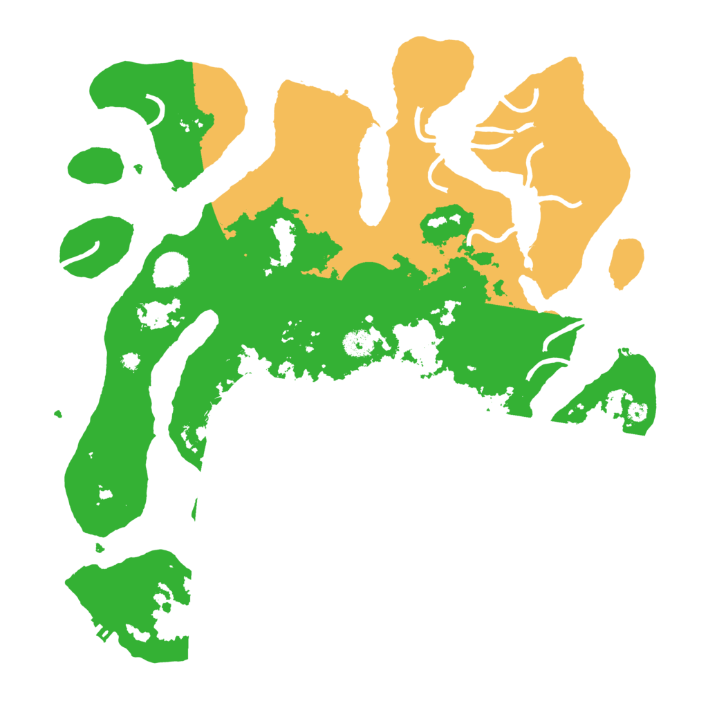 Biome Rust Map: Procedural Map, Size: 3700, Seed: 1826090