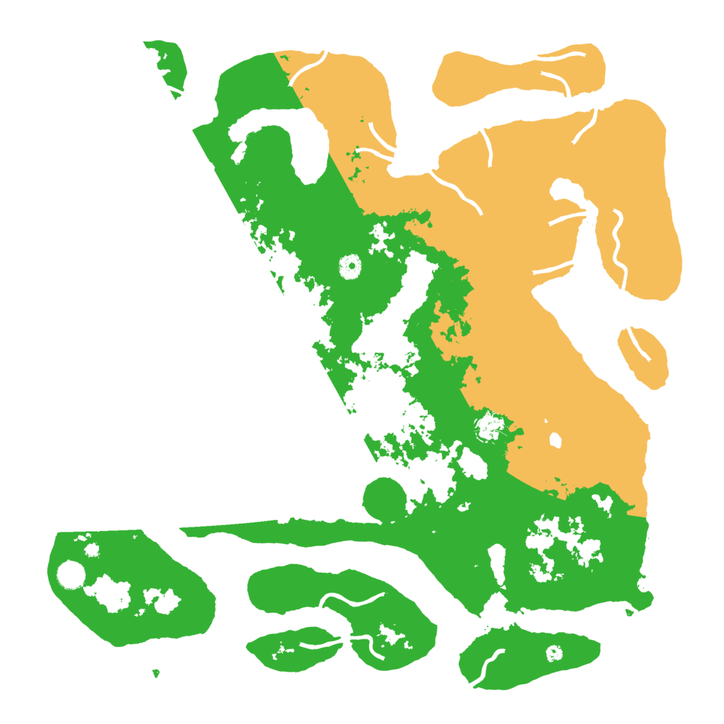 Biome Rust Map: Procedural Map, Size: 4500, Seed: 3503084