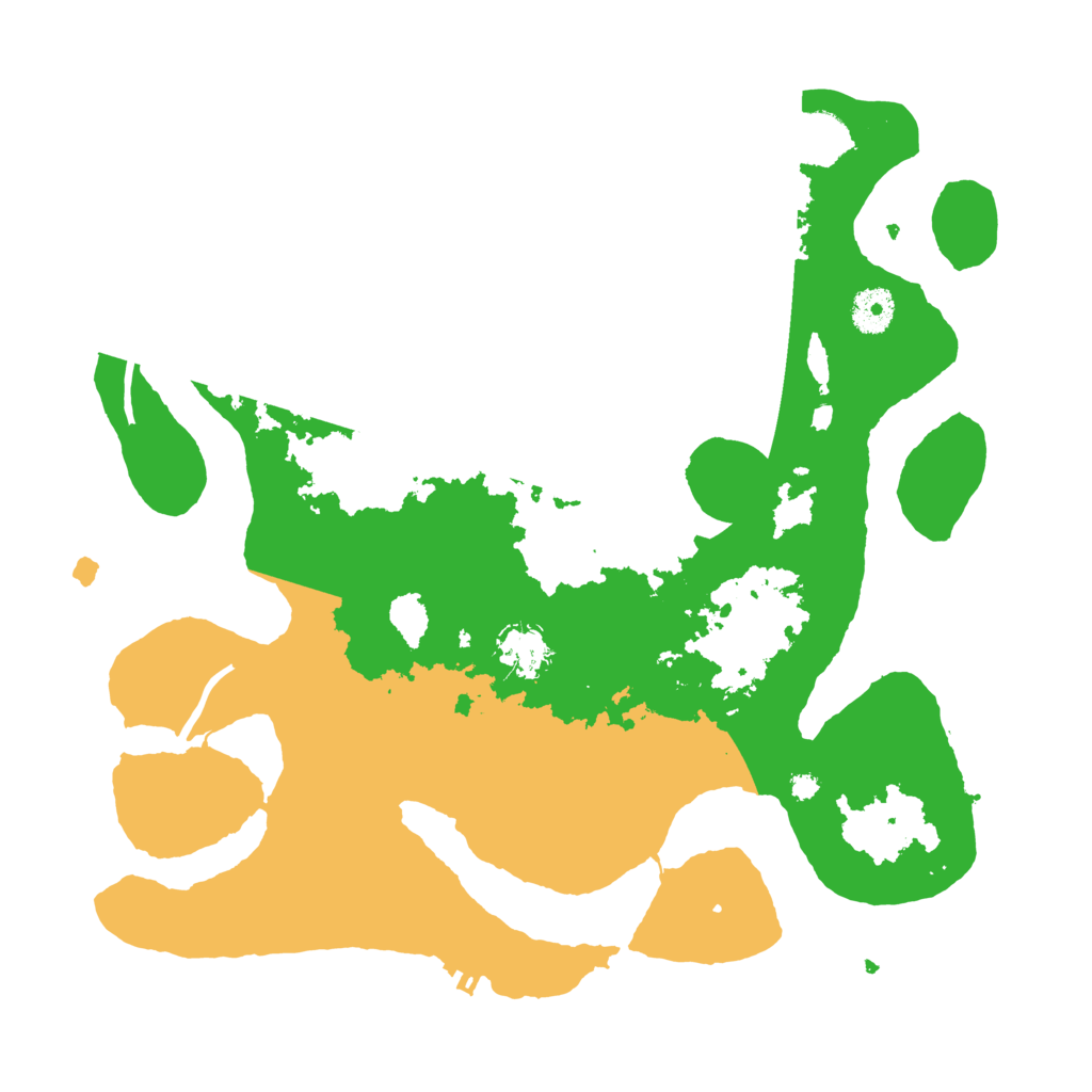 Biome Rust Map: Procedural Map, Size: 3700, Seed: 4777961