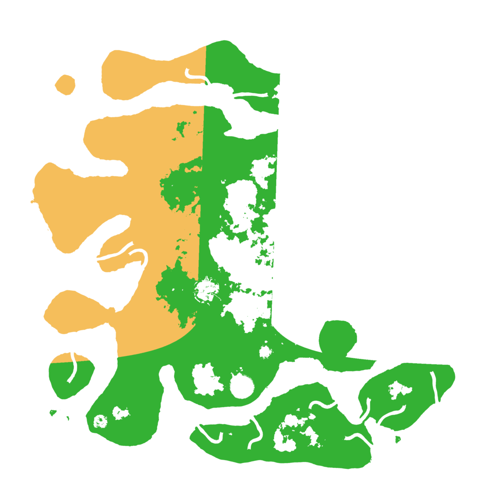 Biome Rust Map: Procedural Map, Size: 3700, Seed: 5750204