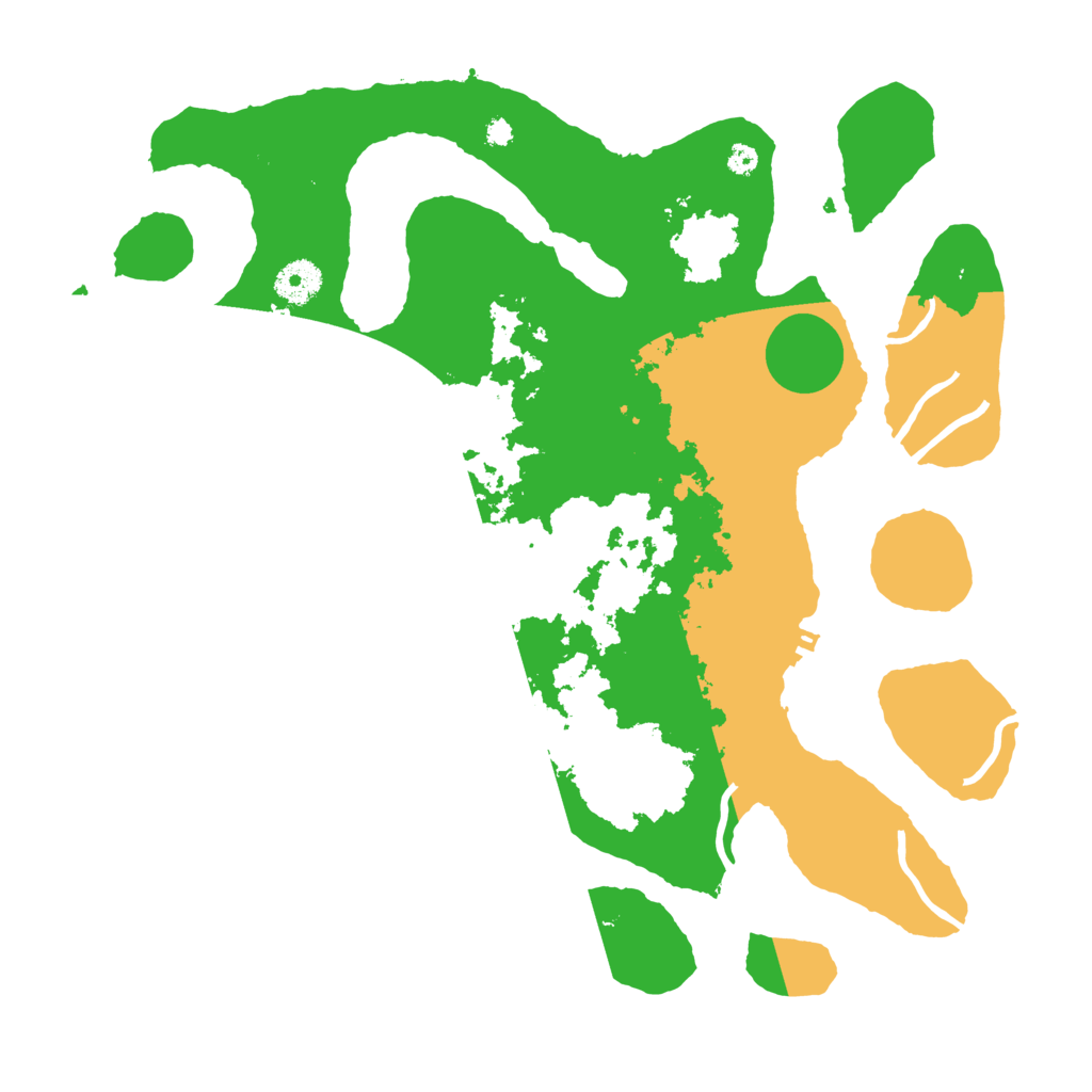 Biome Rust Map: Procedural Map, Size: 3700, Seed: 140114