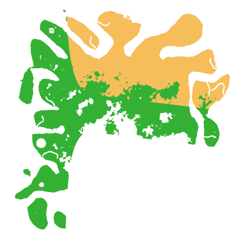 Biome Rust Map: Procedural Map, Size: 4500, Seed: 4124558