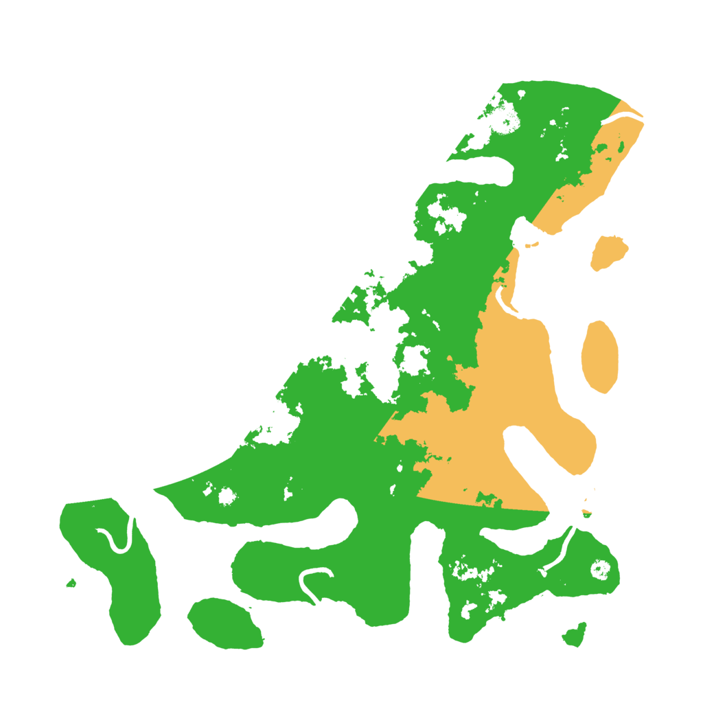 Biome Rust Map: Procedural Map, Size: 3700, Seed: 1204026