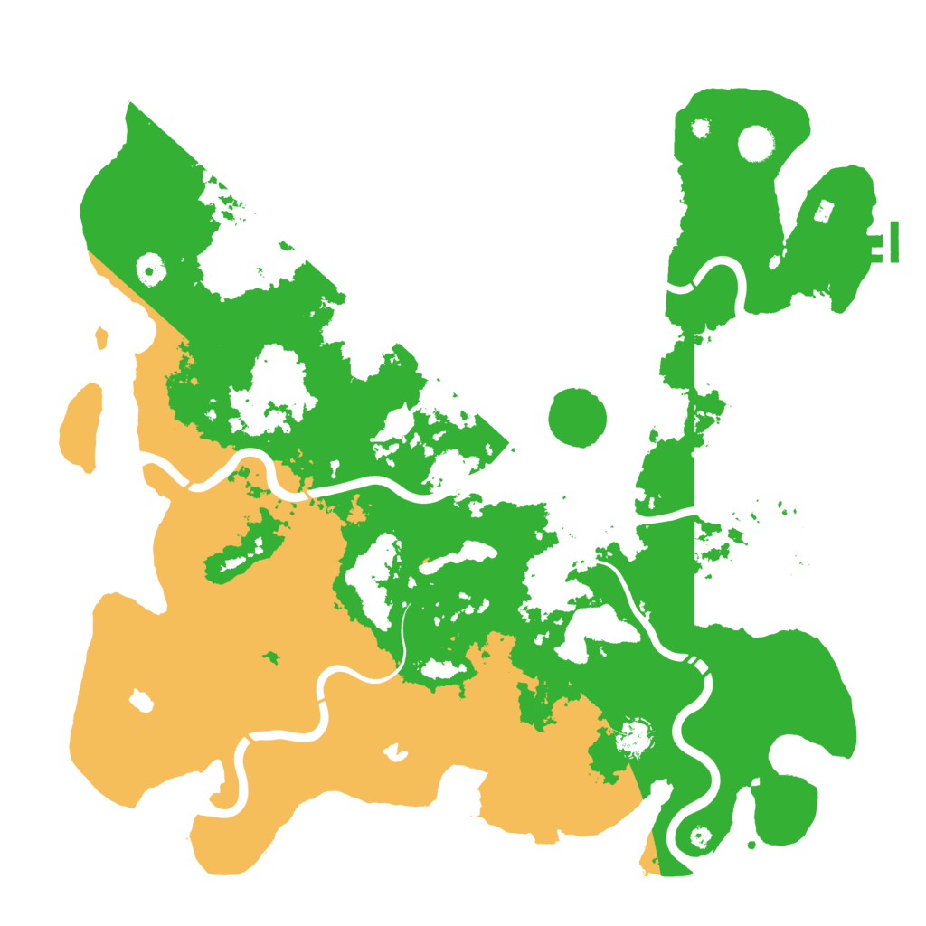 Biome Rust Map: Procedural Map, Size: 4500, Seed: 1550971