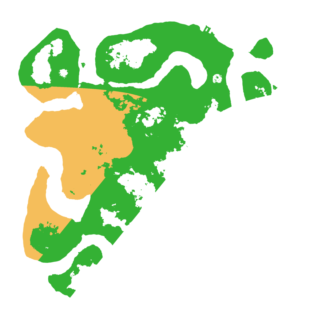 Biome Rust Map: Procedural Map, Size: 3500, Seed: 444361