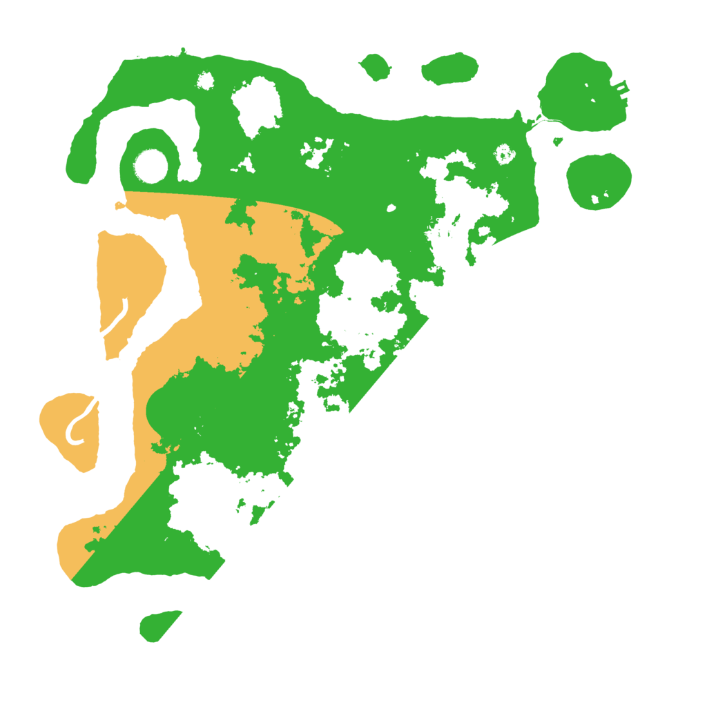 Biome Rust Map: Procedural Map, Size: 3700, Seed: 5494942