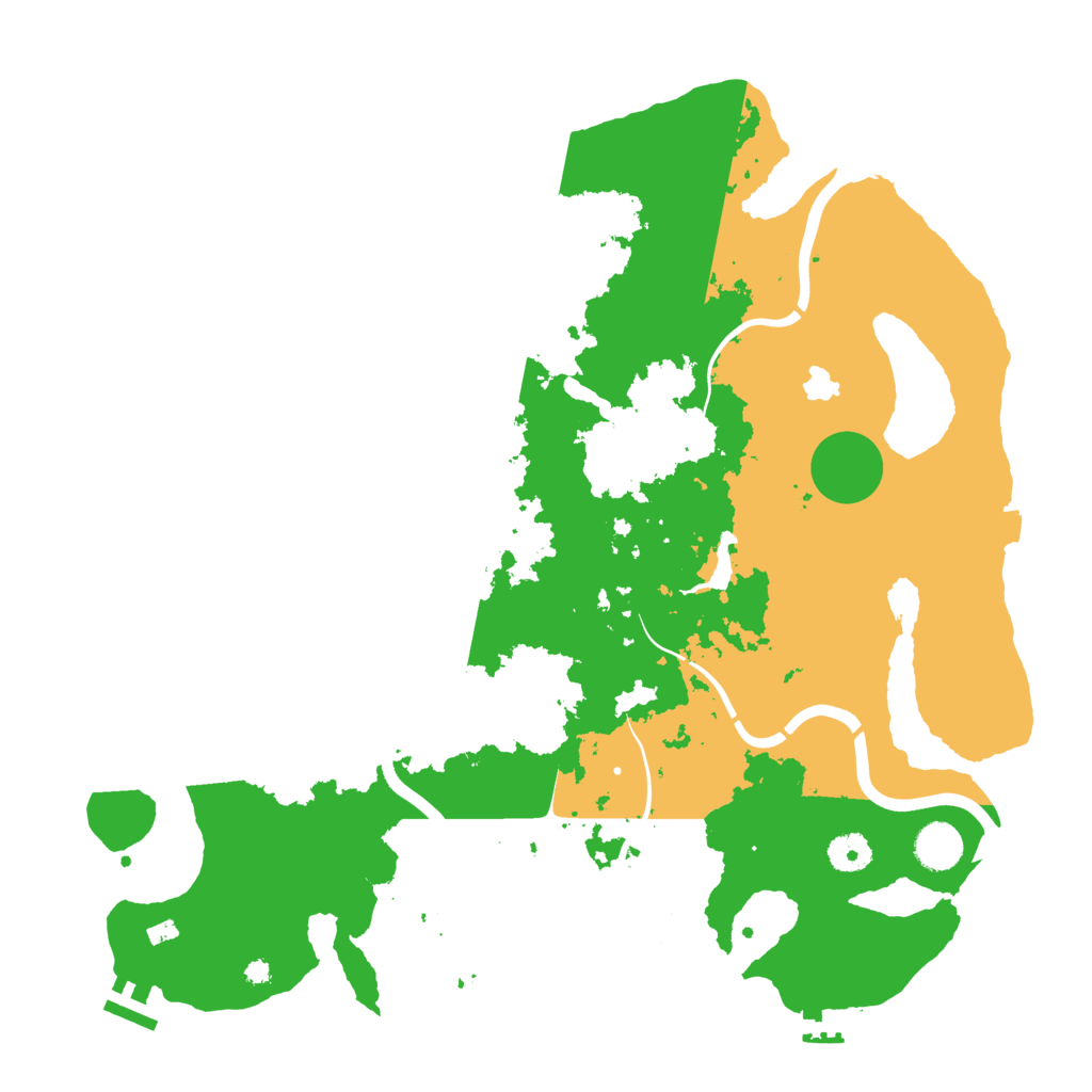Biome Rust Map: Procedural Map, Size: 4000, Seed: 2633203