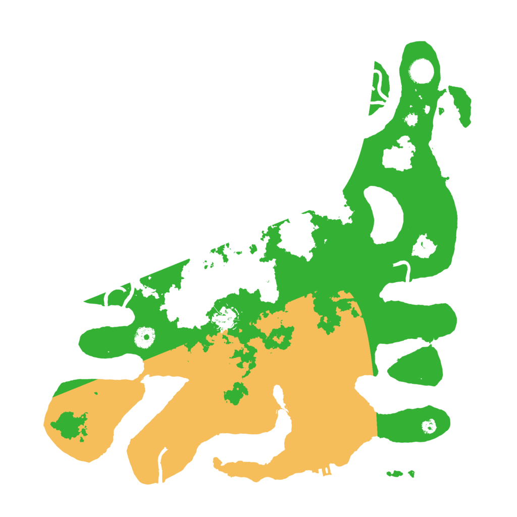 Biome Rust Map: Procedural Map, Size: 3700, Seed: 3420376