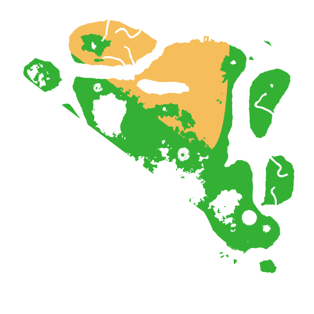 Biome Rust Map: Procedural Map, Size: 3700, Seed: 1362610