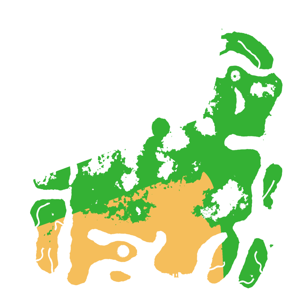 Biome Rust Map: Procedural Map, Size: 4500, Seed: 1256726987