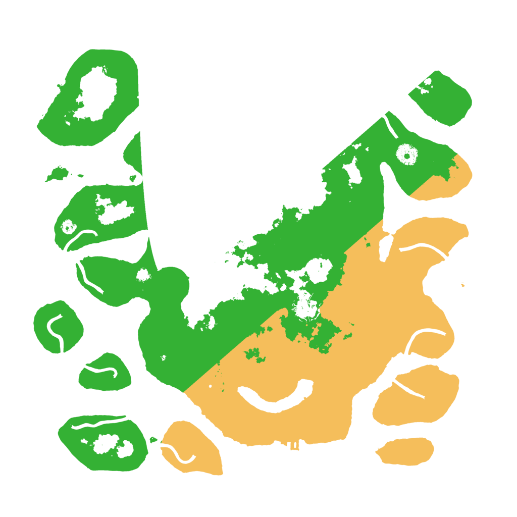 Biome Rust Map: Procedural Map, Size: 3700, Seed: 6382925