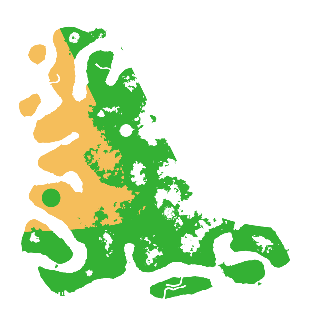 Biome Rust Map: Procedural Map, Size: 4500, Seed: 3982077