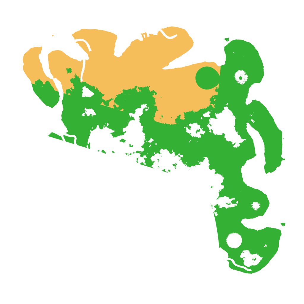 Biome Rust Map: Procedural Map, Size: 3500, Seed: 1878258