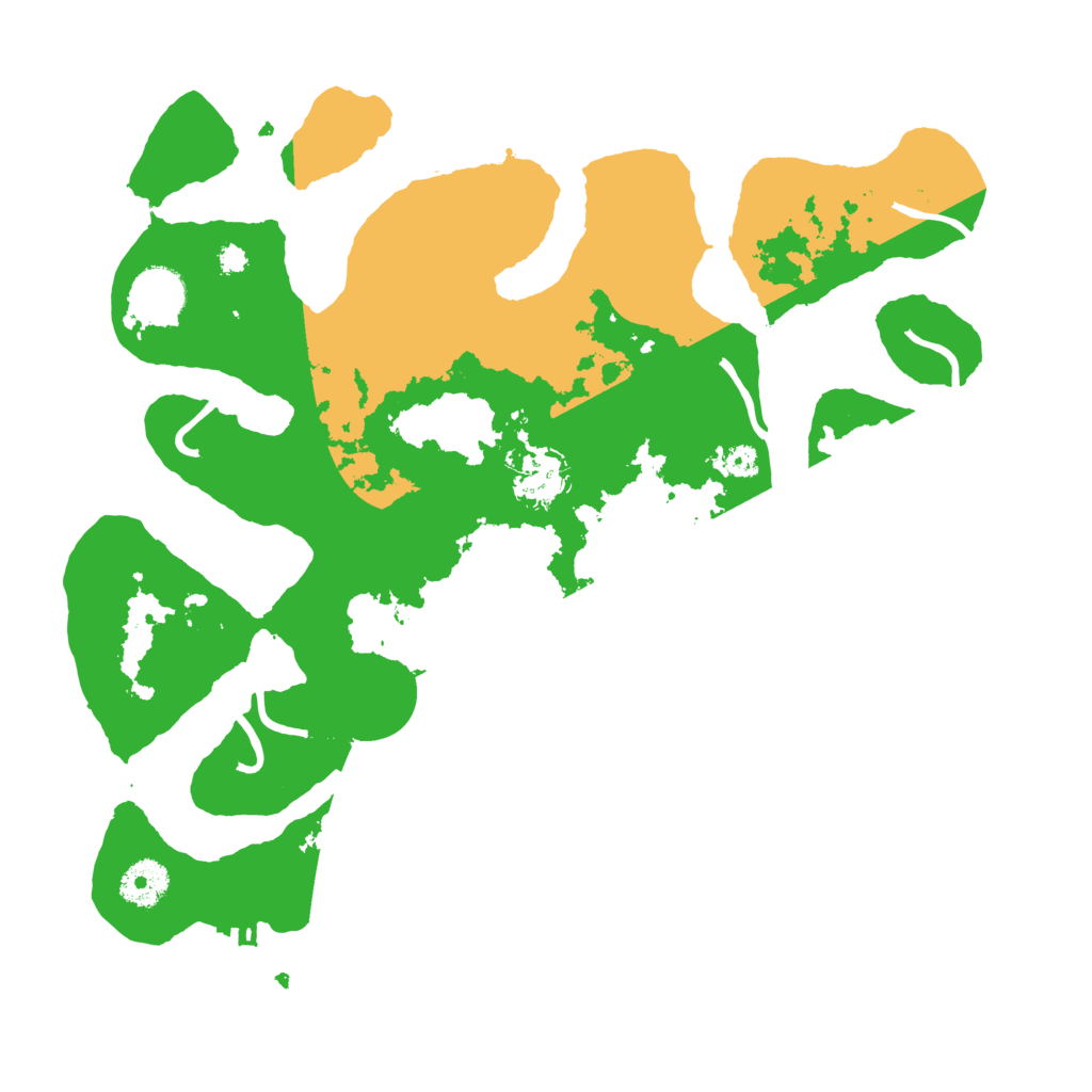 Biome Rust Map: Procedural Map, Size: 3500, Seed: 755298