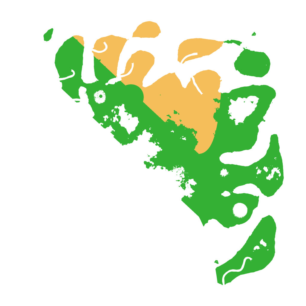 Biome Rust Map: Procedural Map, Size: 3700, Seed: 245036