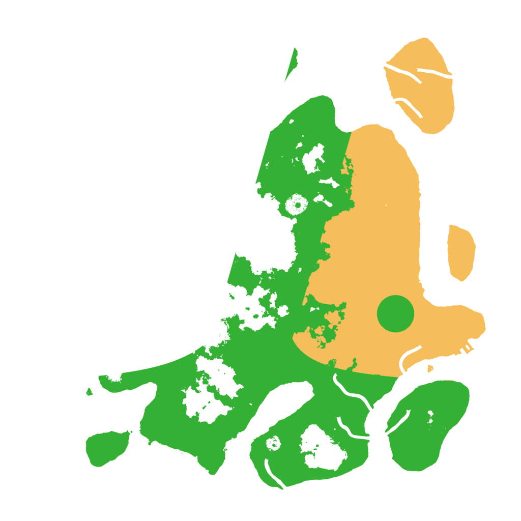 Biome Rust Map: Procedural Map, Size: 3700, Seed: 337311