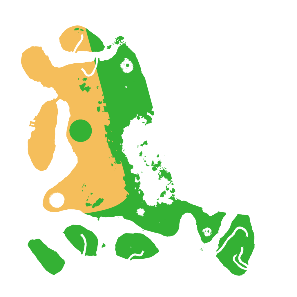 Biome Rust Map: Procedural Map, Size: 3500, Seed: 4163568