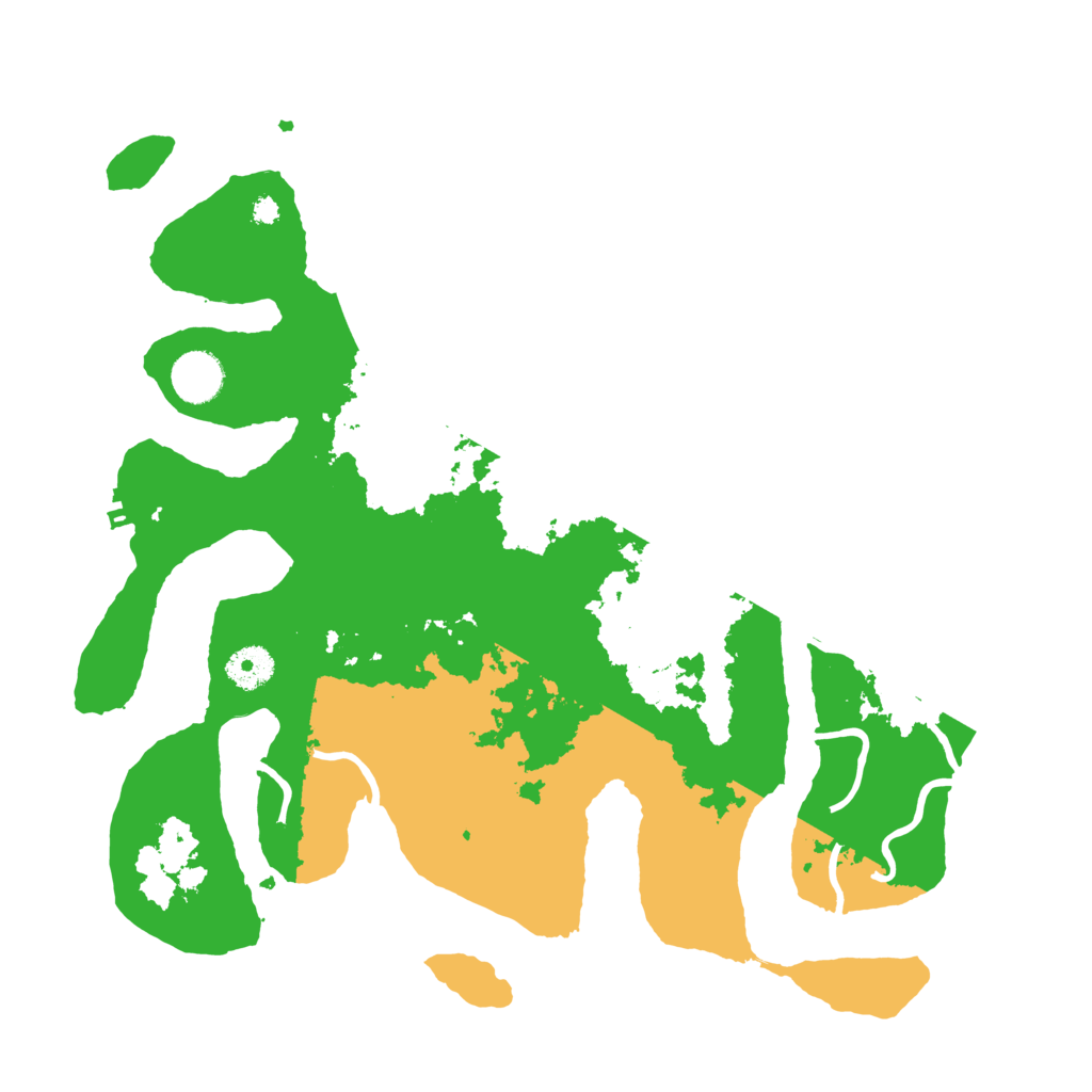 Biome Rust Map: Procedural Map, Size: 3700, Seed: 3834807