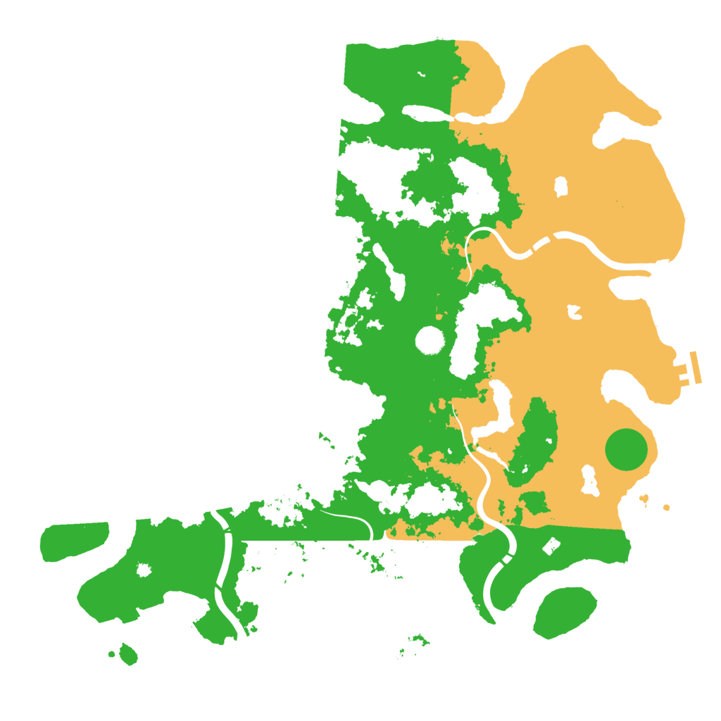 Biome Rust Map: Procedural Map, Size: 4500, Seed: 3035971