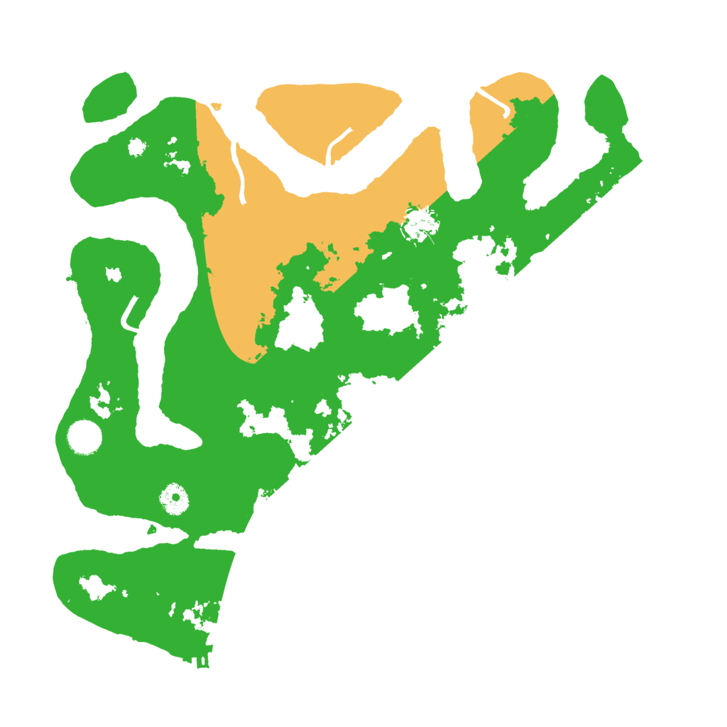 Biome Rust Map: Procedural Map, Size: 3700, Seed: 3413628