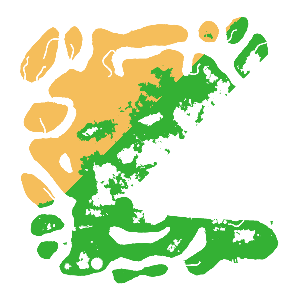 Biome Rust Map: Procedural Map, Size: 4500, Seed: 4070426