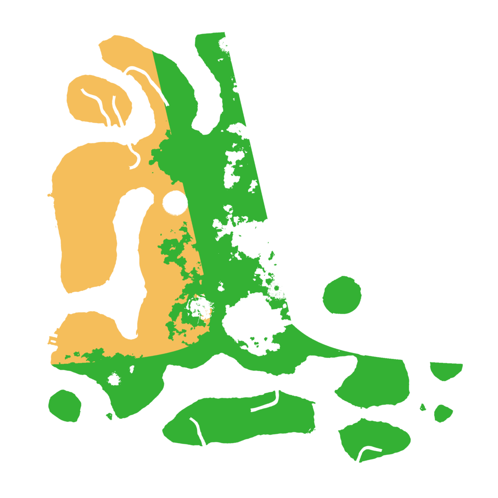 Biome Rust Map: Procedural Map, Size: 3700, Seed: 2114623