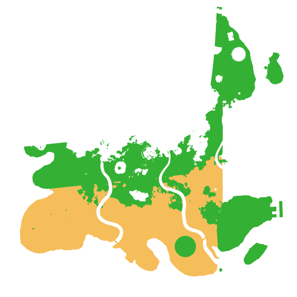 Biome Rust Map: Procedural Map, Size: 3700, Seed: 1766269