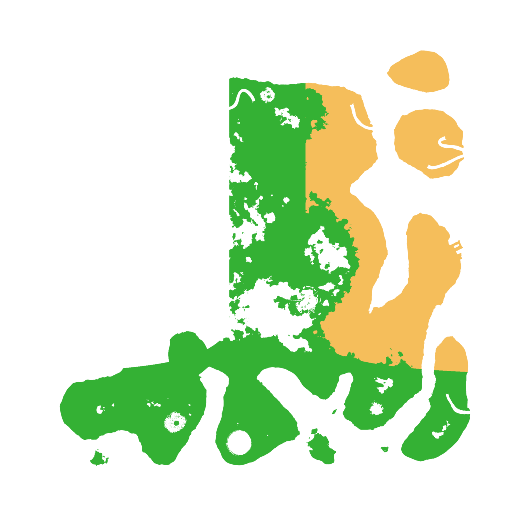 Biome Rust Map: Procedural Map, Size: 3700, Seed: 262044