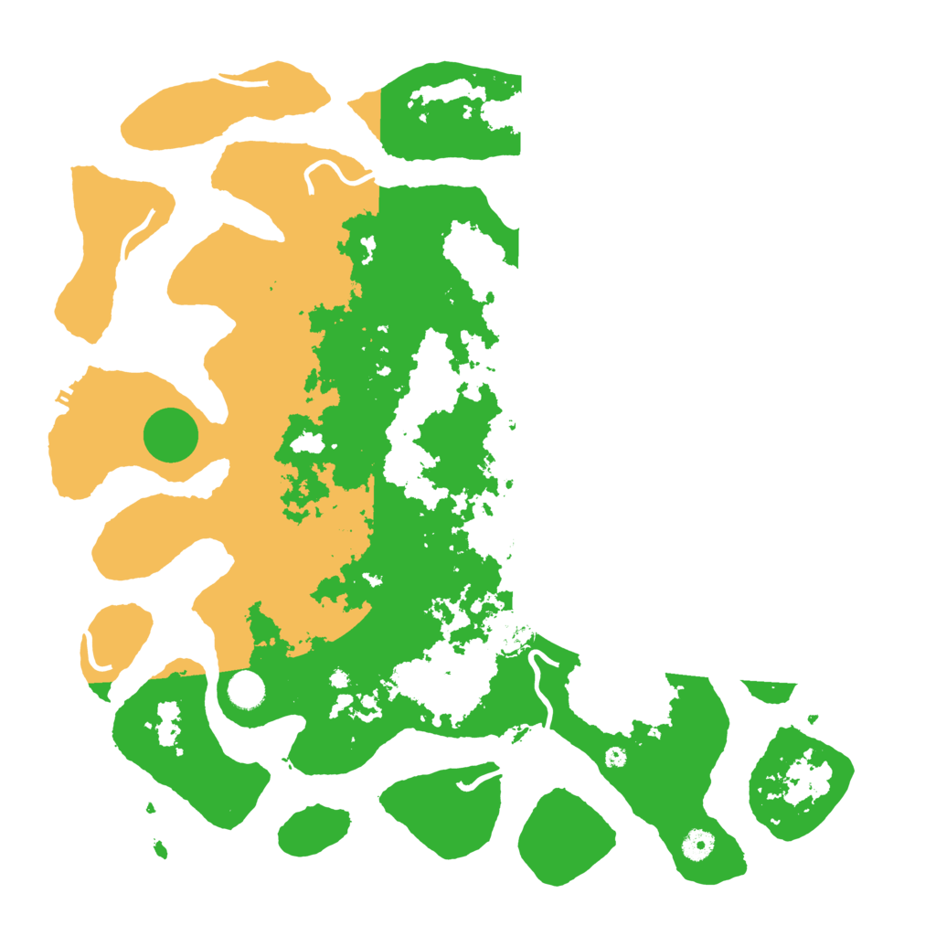 Biome Rust Map: Procedural Map, Size: 4500, Seed: 6300863
