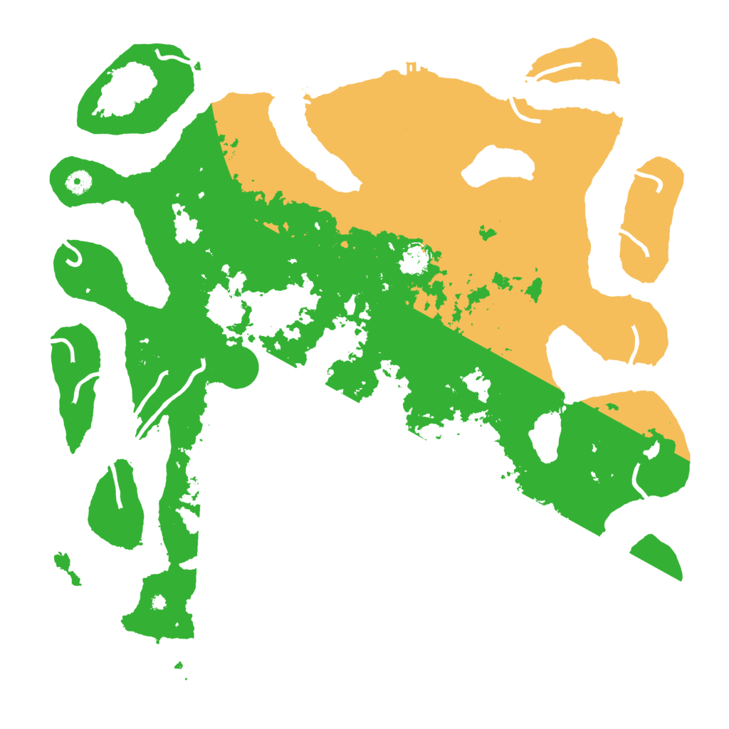 Biome Rust Map: Procedural Map, Size: 4500, Seed: 77468