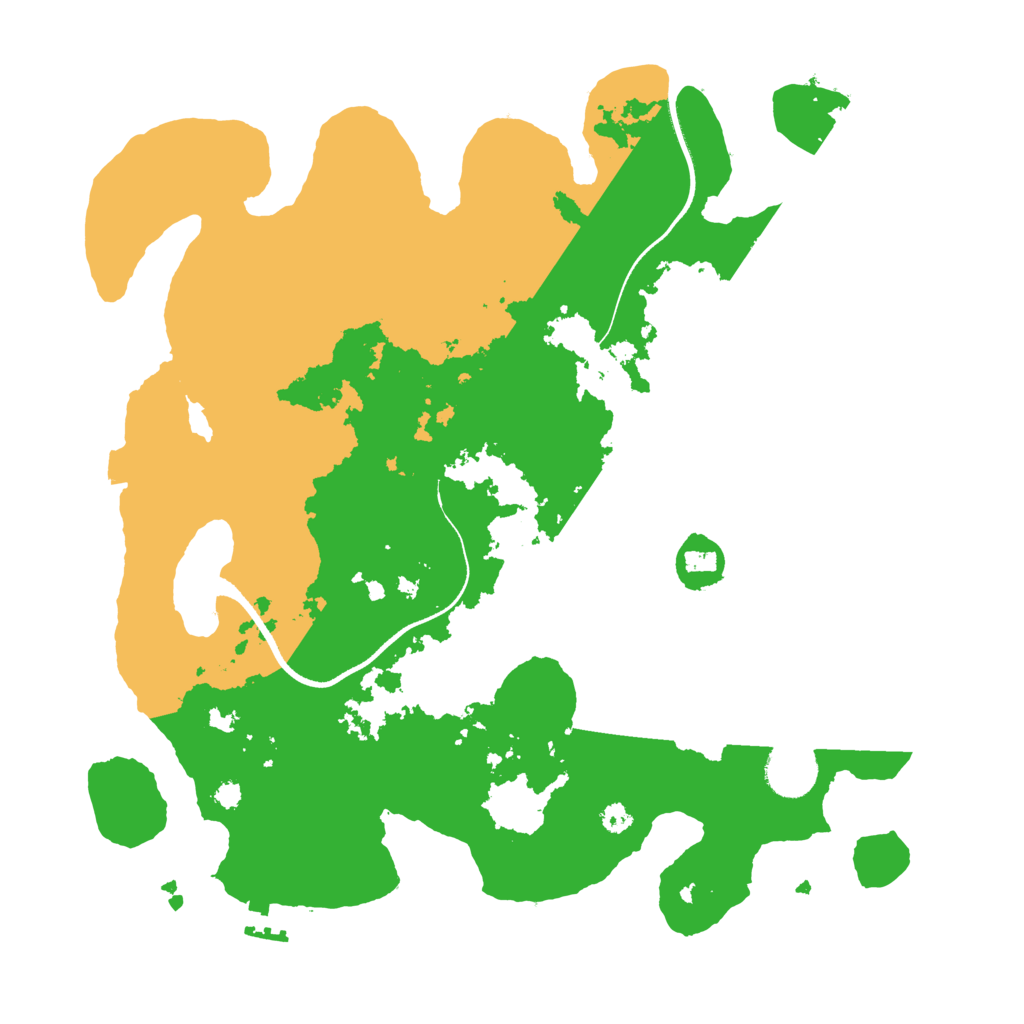 Biome Rust Map: Procedural Map, Size: 3500, Seed: 1970281